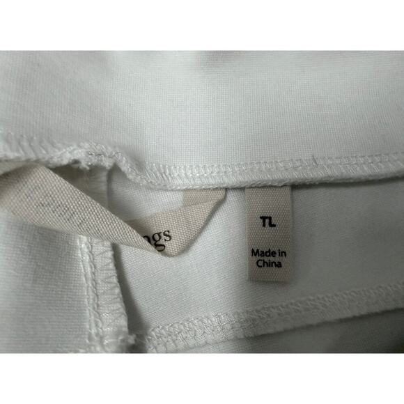 NWT Soft Surroundings White Sadie Scalloped Ankle Pants Size Tall L - Picture 5 of 7